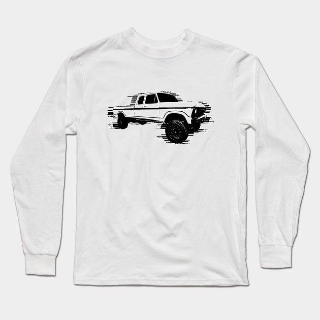 Ford F-250 Supercab - Lifted Long Sleeve T-Shirt by mfz